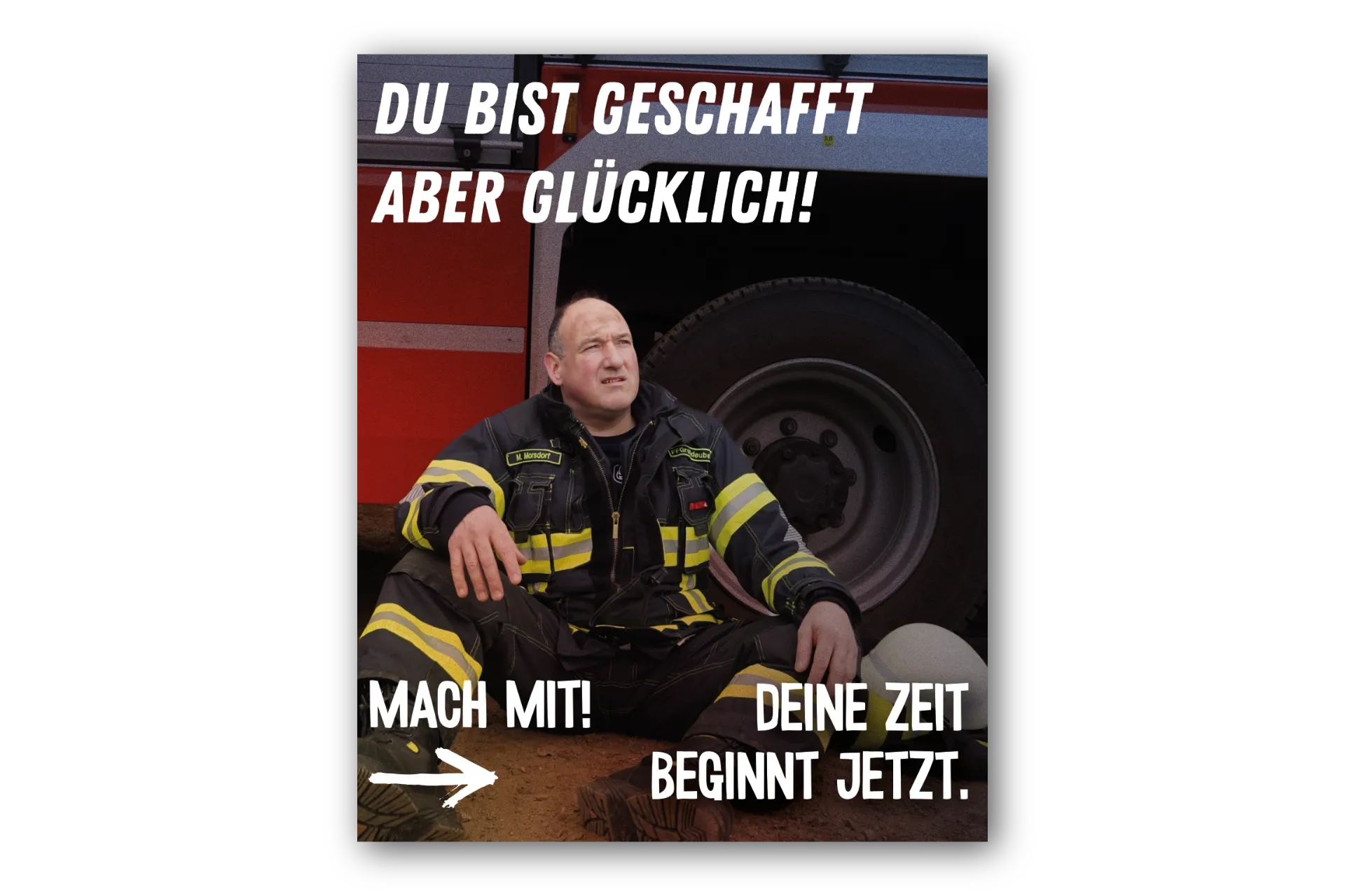 Plakat - Du bist Geschafft  aber Glücklich!